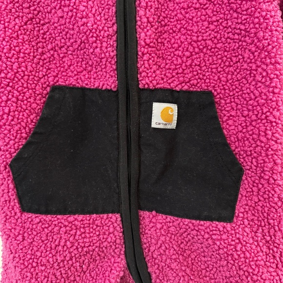 Carhartt Sherpa Zip Coveralls - Fuschia - Picture 4 of 5